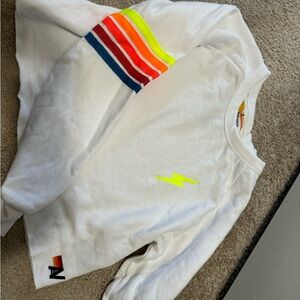 Aviator nation crop sweatshirt